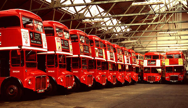 Routemaster Art Print featuring the photograph Routemasters by John Topman