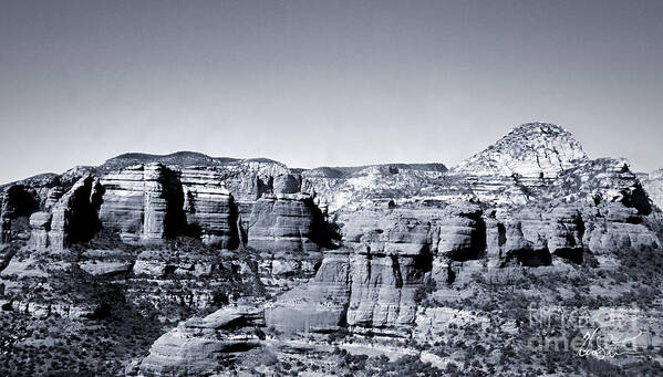 Mountains Art Print featuring the photograph Sedona Mountain by Keith Lyman
