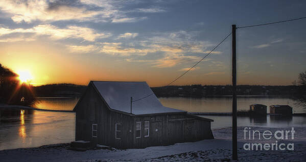 Cape Cod Art Print featuring the photograph Sunset on the Bog by Gina Cormier