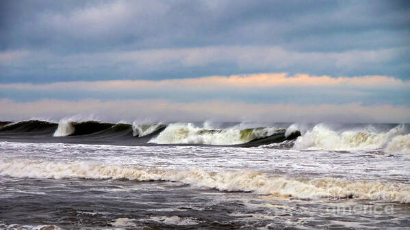 Waves Art Print featuring the photograph Surf City Surf by Mark Miller