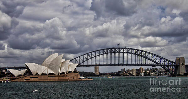 Sydney Art Print featuring the photograph Syndey Famous by Shirley Mangini