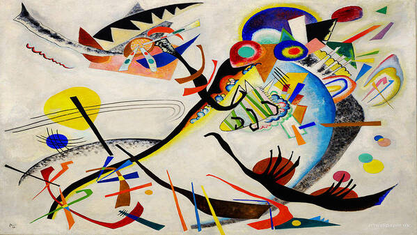 Wassily Kandinsky Art Print featuring the painting The Bird by Celestial Images