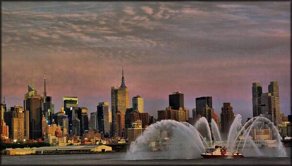 Fire Art Print featuring the photograph The Fireboat by Perry Frantzman