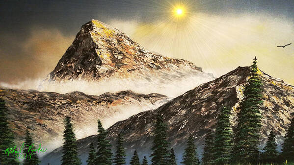 The Rockies Art Print featuring the photograph The Rockies by Michael Rucker