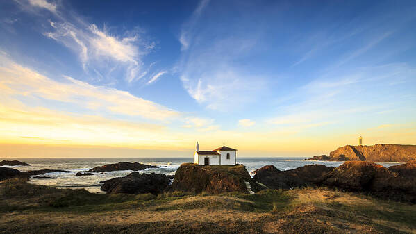 Meiras Art Print featuring the photograph Virxe do Porto Meiras Galicia Spain by Pablo Avanzini