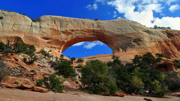 Arch Art Print featuring the photograph Wilsons Arch Utah by Nathan Abbott