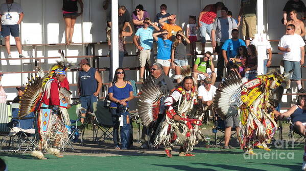 Pow Wow Art Print featuring the photograph Blackfeet Pow Wow 01 by Ausra Huntington nee Paulauskaite