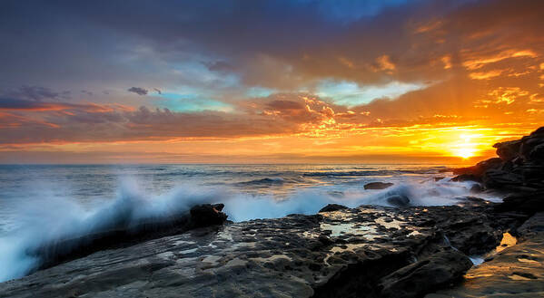 Sunrise Art Print featuring the photograph La Salida Del Sol by Mark Lucey