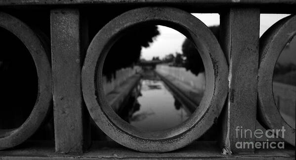 View Art Print featuring the photograph View From The Bridge by Nina Prommer