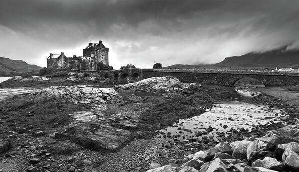 Eilean Donan Castle Art Print featuring the photograph Eilean Donan Castle in the Highlands of Scotland #1 by Michalakis Ppalis