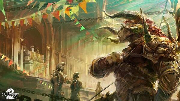 Guild Wars 2 Art Print featuring the digital art Guild Wars 2 #1 by Super Lovely