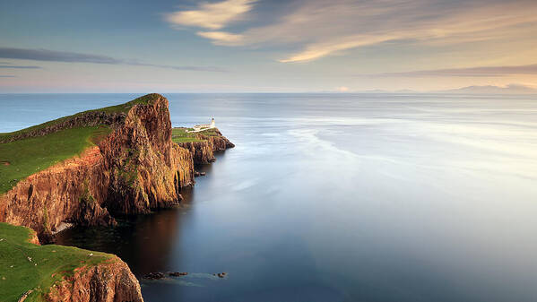 Photography Art Print featuring the photograph Neist Point Sunset #1 by Grant Glendinning