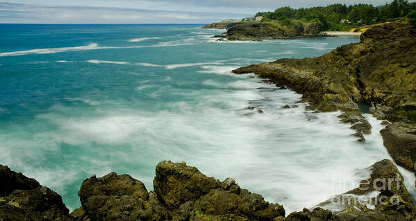 Pacific Art Print featuring the photograph Rocky Point Seascape #1 by Nick Boren