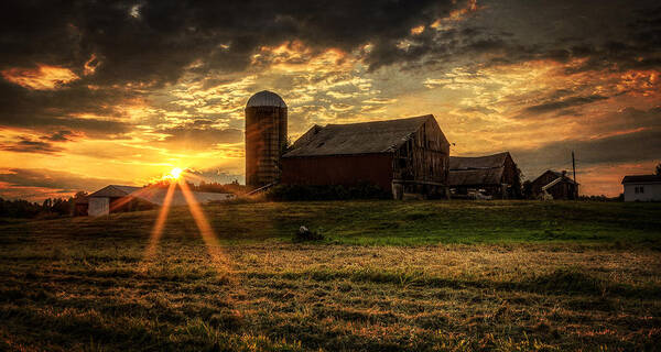 Barn Art Print featuring the photograph Rural America #1 by Everet Regal