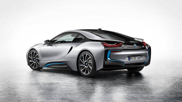 Bmw I8 Art Print featuring the photograph BMW i8 #3 by Jackie Russo