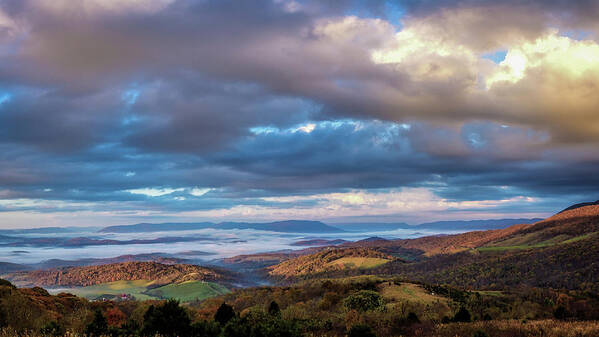 Landscape Art Print featuring the photograph A Break in the Clouds by Joe Shrader