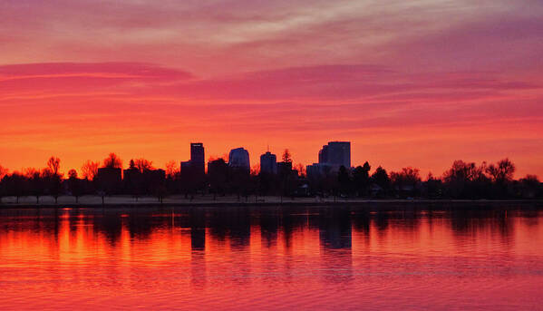 Denver Art Print featuring the photograph A Denver Morning by Kevin Schwalbe