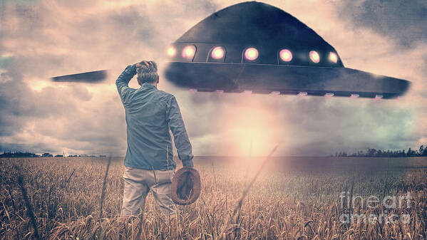 Alien Art Print featuring the photograph Alien Invasion by Edward Fielding