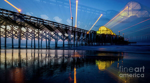 Apache Pier Art Print featuring the photograph Apache Pier by David Smith