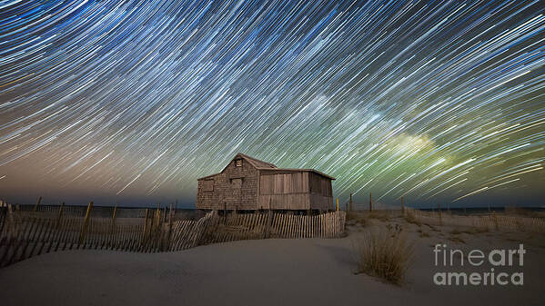 Judge's Shack Art Print featuring the photograph As The Stars Passed By by Michael Ver Sprill