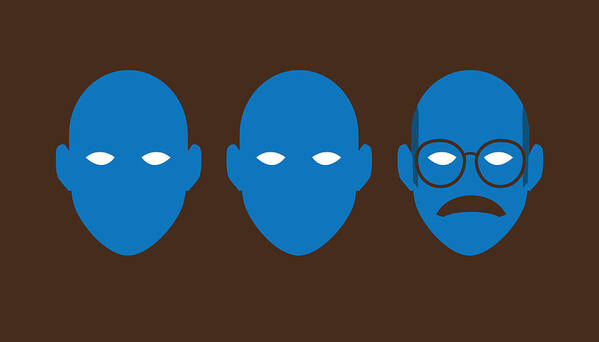 Arrested Development Art Print featuring the digital art Bluth Man Group by Michael Myers