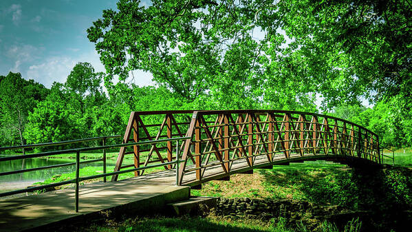 Bridge Art Print featuring the photograph Bridge at Ritter Springs by Allin Sorenson