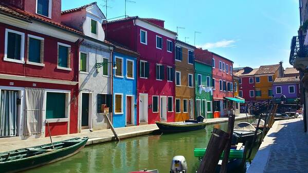 Burano Art Print featuring the photograph Burano by Kay Klinkers