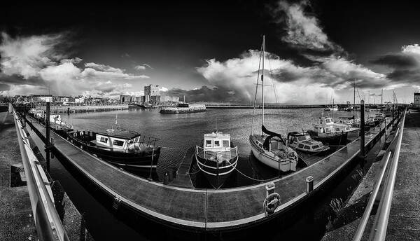 Carrickfergus Art Print featuring the photograph Carrickfergus Castle 8 by Nigel R Bell