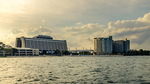 Landscape Art Print featuring the photograph Contemporary resort by Chris Bordeleau