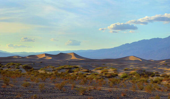 Death Valley Art Print featuring the photograph Death Valley at Sunset by Gordon Beck