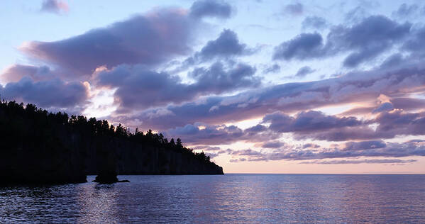 Sunrise Art Print featuring the photograph Early Morning at Tettegouche by Hermes Fine Art