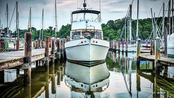 Boating Art Print featuring the photograph Galesville by Walt Baker