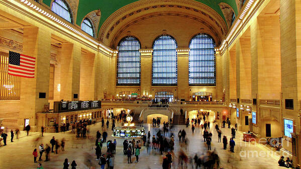  Art Print featuring the digital art Grand Central Station by Darcy Dietrich