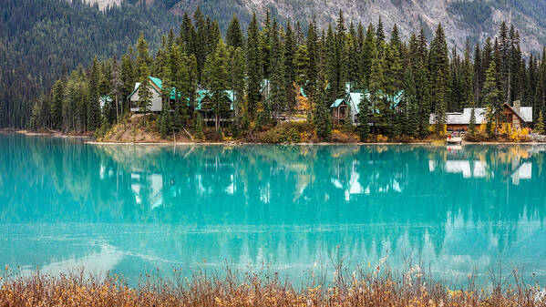 Emerald Lake Art Print featuring the photograph Emerald Lake by Pierre Leclerc Photography