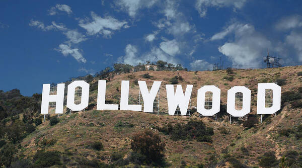 Hollywood California Art Print featuring the photograph Hollywood Sign by Robert Hebert