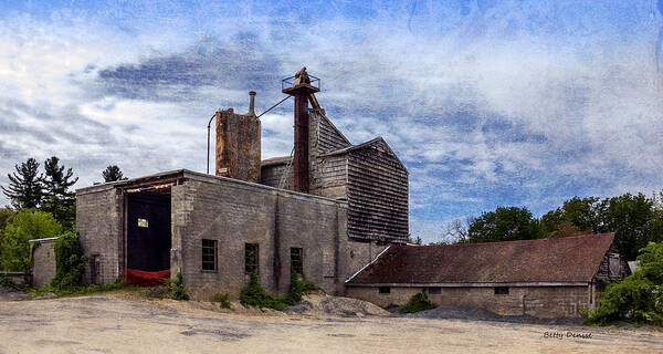 Industrial Art Print featuring the photograph Industrial Cement Factory by Betty Denise