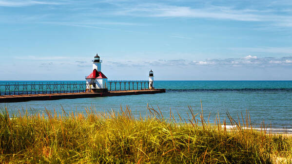 Lighthouse Art Print featuring the photograph Lighthouse View by Susan Rissi Tregoning