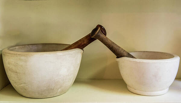 Mortar And Pestle Art Print featuring the photograph Mortar And Pestle by Paul Freidlund