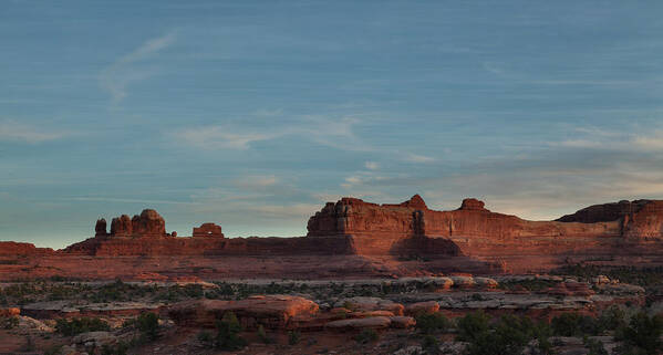 Utah Art Print featuring the photograph Needles Sunset by Alan Vance Ley