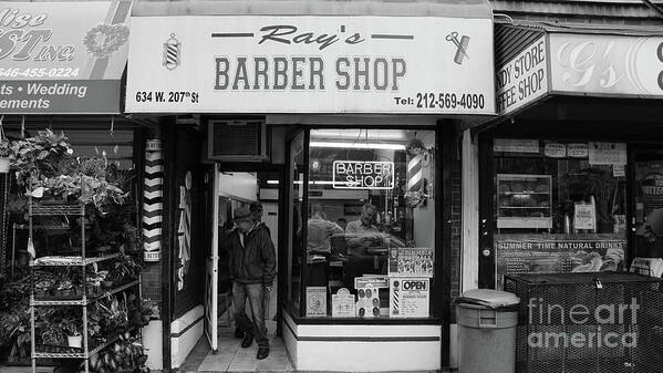 Ray's Art Print featuring the photograph Ray's Barbershop by Cole Thompson