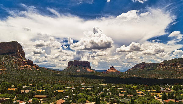 Arizona Art Print featuring the photograph Sedona Valley and Bell Rock by Lou Novick