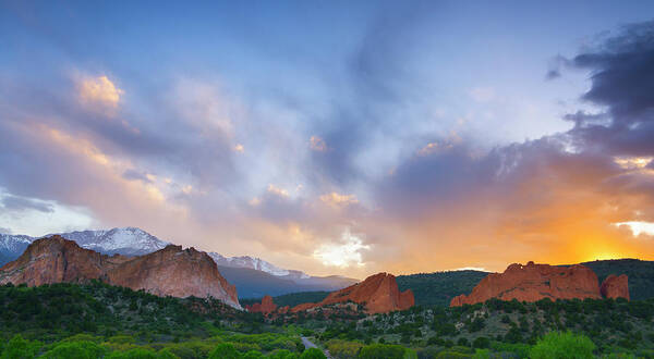 Colorado Art Print featuring the photograph Sunset Forever by Tim Reaves