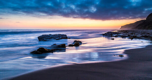 Beach Art Print featuring the photograph Sunset Shine by Jason Roberts