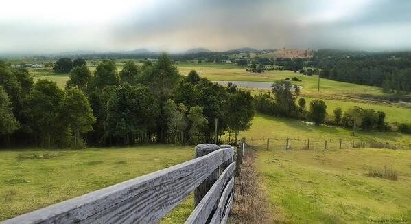 Landscape Photography Art Print featuring the photograph Taree west 01 by Kevin Chippindall