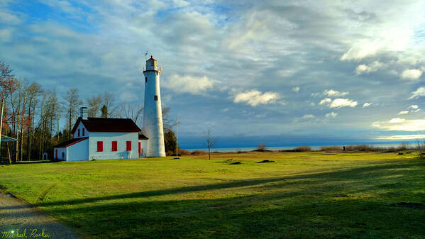 Tawas Art Print featuring the photograph Sturgeon Point Lighthouse by Michael Rucker