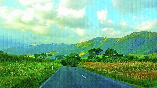 Kaimai Mountain Range Art Print featuring the photograph The Road to Te Aroha by Kathy Kelly