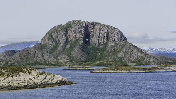 Norway Art Print featuring the photograph Torghatten by Alan Toepfer