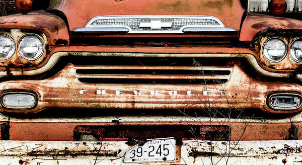 Chevrolet Art Print featuring the photograph Viking Red by Holly Ross
