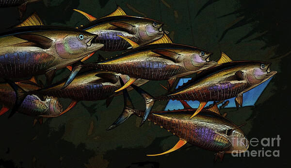 Fish Art Print featuring the photograph Yellow Fin Tuna by Craig Wood