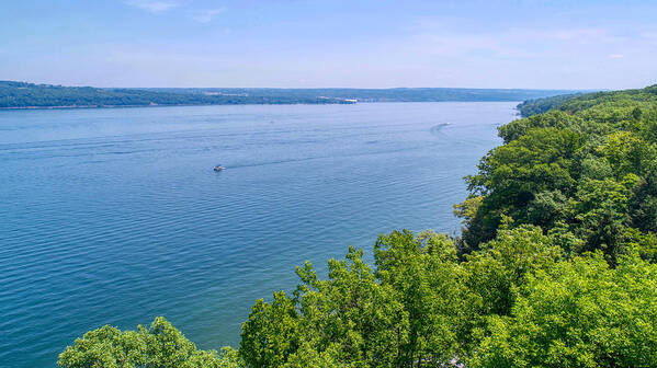 Sky Art Print featuring the photograph Cayuga Lake by Anthony Giammarino